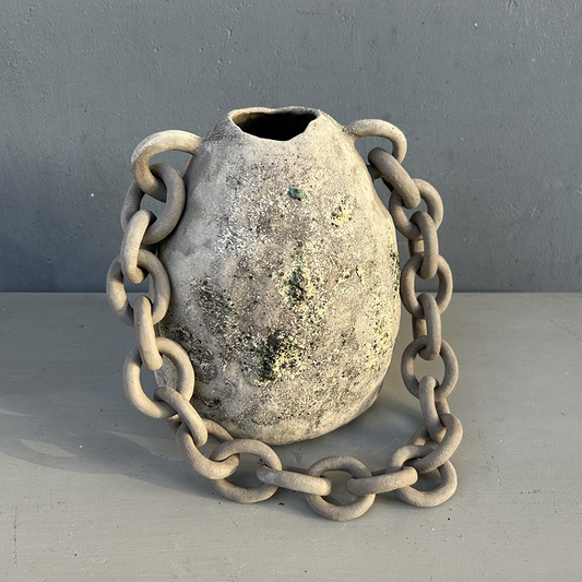 Decorative piece Anchor · gray with enamel