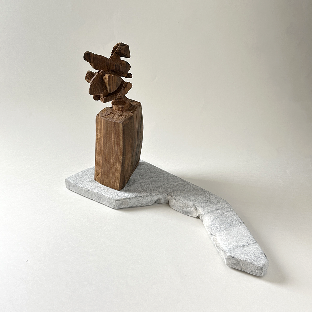 Escultura da coleção "Árvore e Solo"