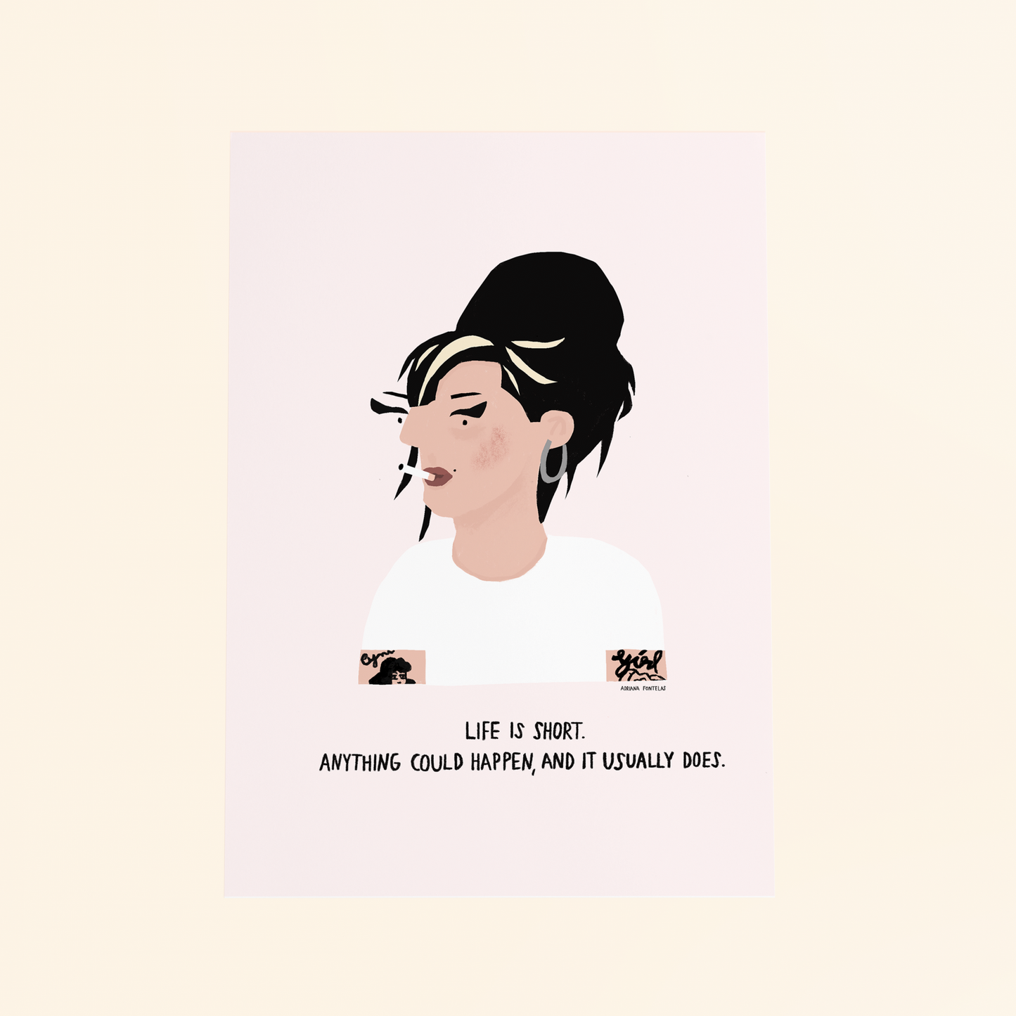 ILUSTRAÇÃO "AMY WINEHOUSE"