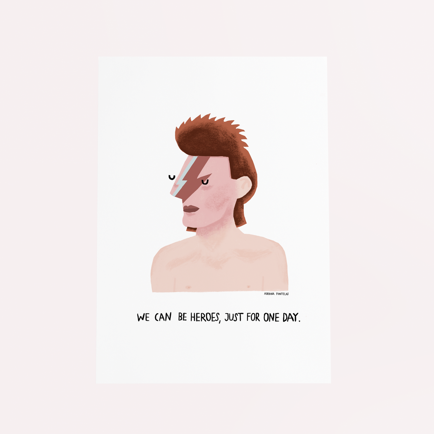 ILUSTRAÇÃO "DAVID BOWIE"