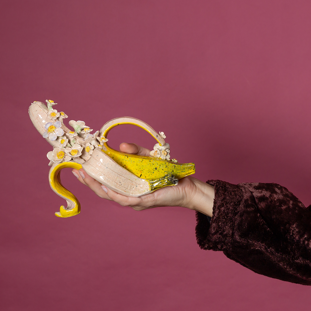 Flourishing, the banana in bloom