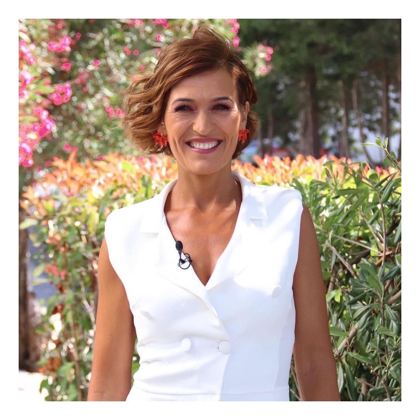 Red RUBER FOLIUM earrings