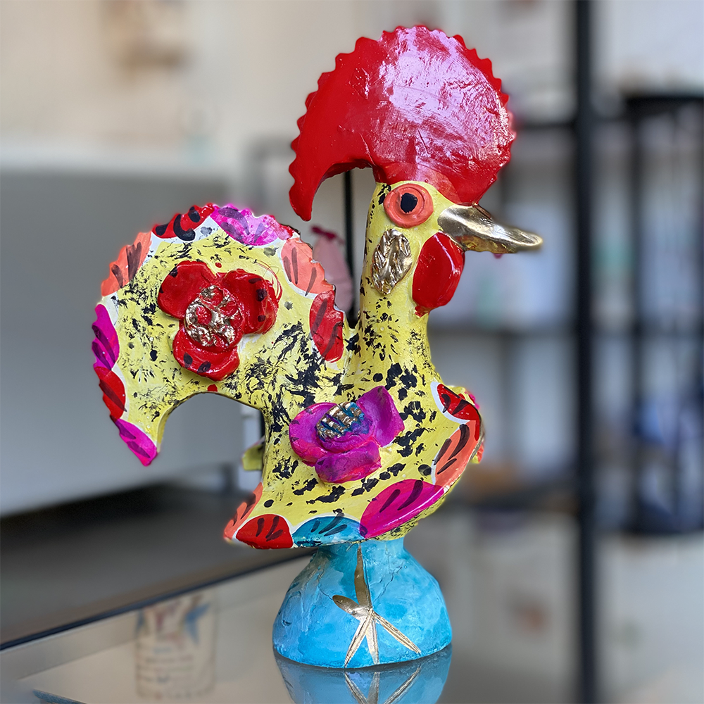 Galo Amarelo | Figurado de Barcelos