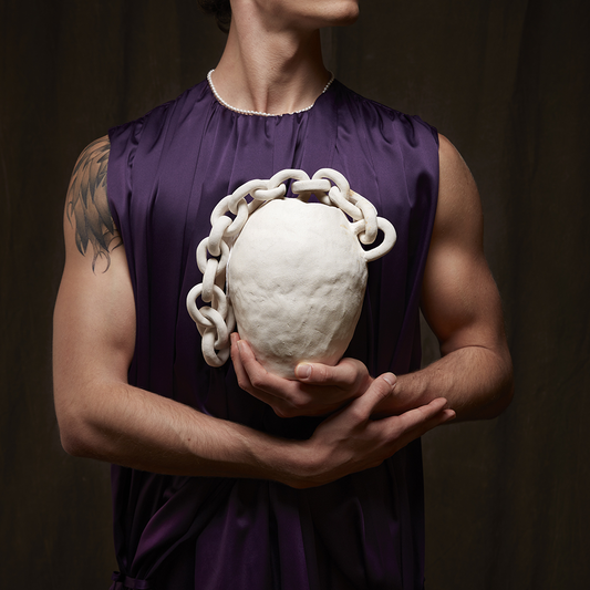 Peça decorativa Âncora · branco