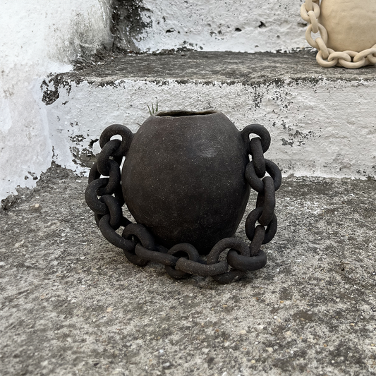 Peça decorativa Âncora · cinza