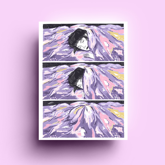 Digital illustration "Mountain" - Bárbara Amaral