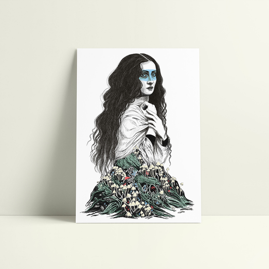 Digital illustration "Collector" - Bárbara Amaral