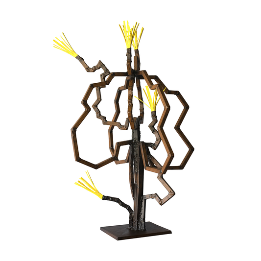 Escultura da coleção "Árvore, Solo e Inflorescências II"