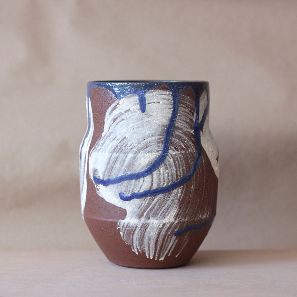 Vaso Hakeme Azul [médio]