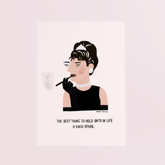 ILLUSTRATION "AUDREY HEPBRUN"